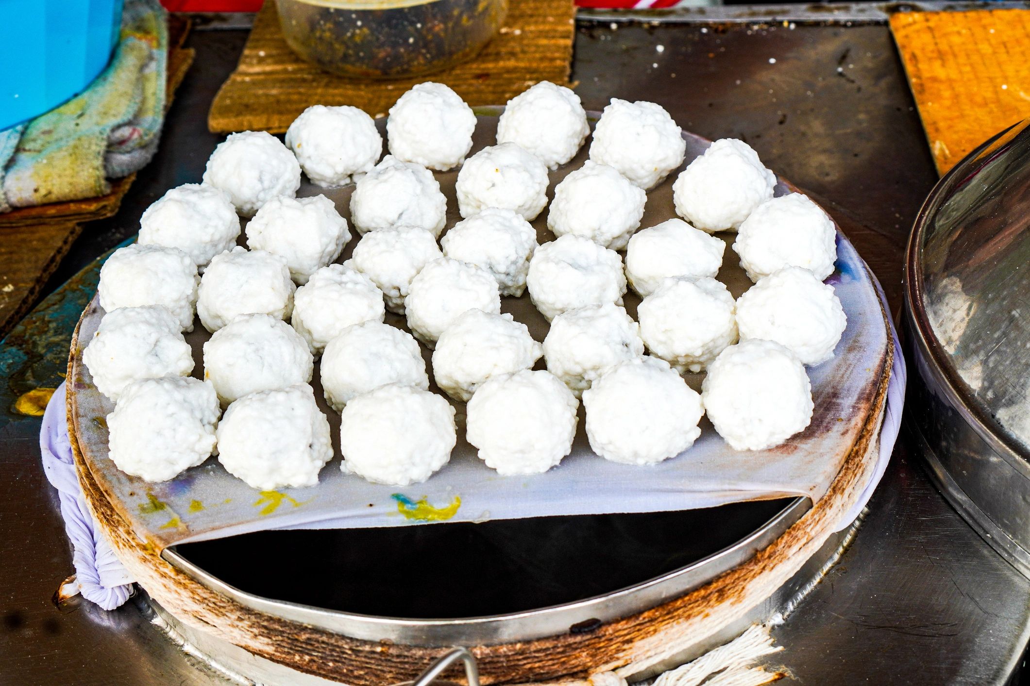 Steamed dumplings from Vendor 1